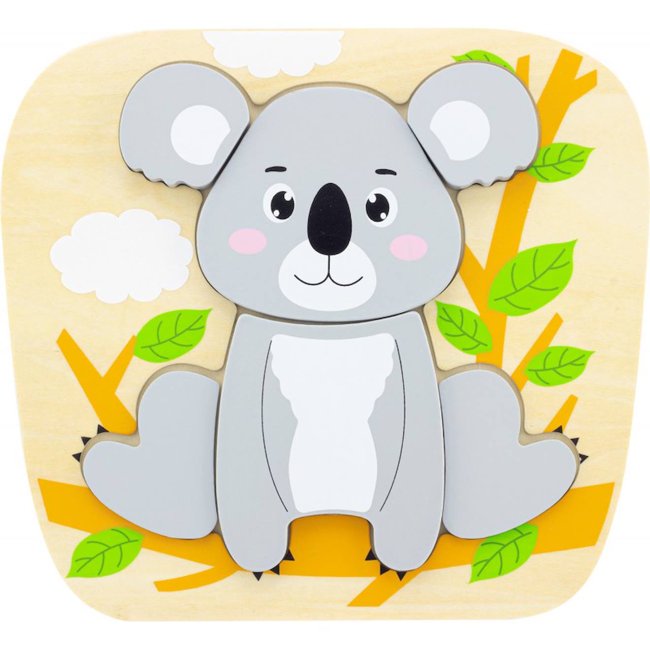 Puzzle koala gris