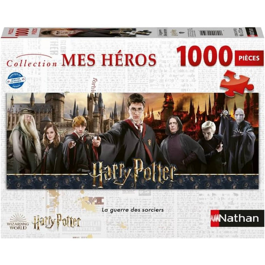 Puzzle la guerre des sorciers Harry Potter 1000 pièces blanc