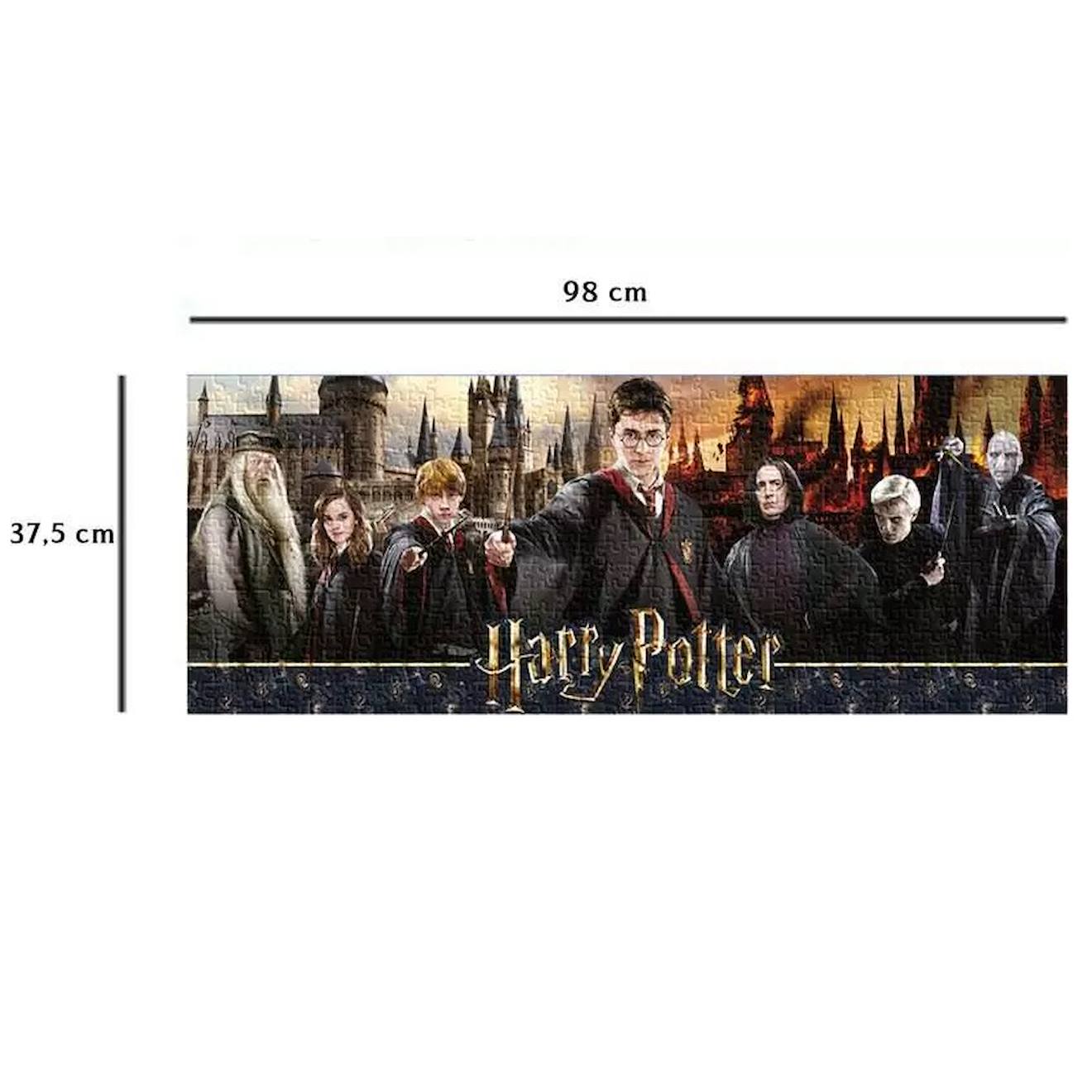 Puzzle la guerre des sorciers Harry Potter 1000 pièces blanc