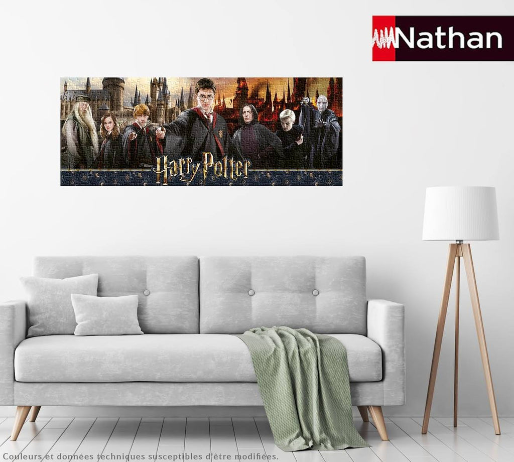 Puzzle la guerre des sorciers Harry Potter 1000 pièces blanc