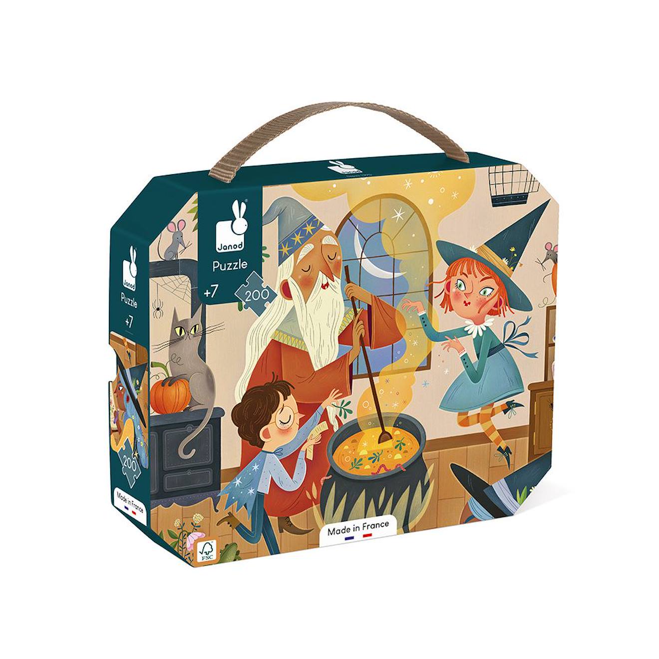 Puzzle la magie 200 pièces marron
