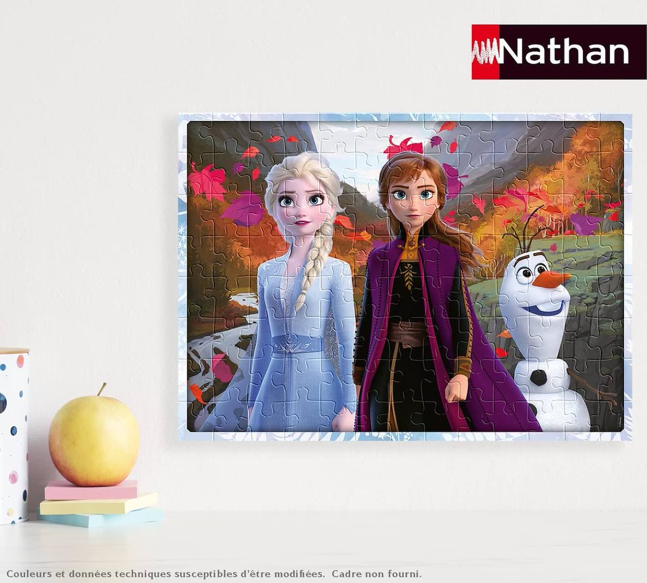 Puzzle La Reine des Neiges 2 100 pièces blanc