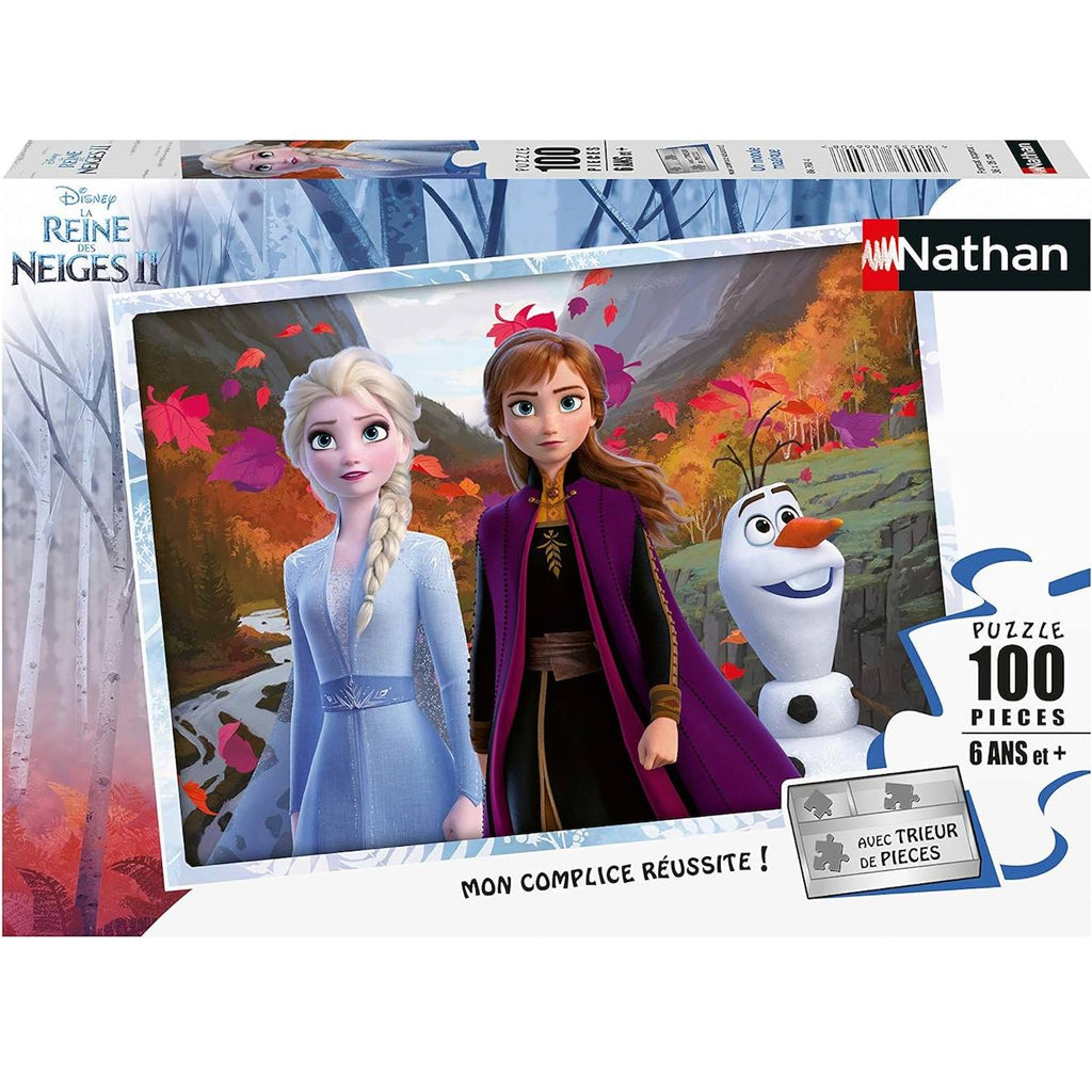 Puzzle La Reine des Neiges 2 100 pièces blanc