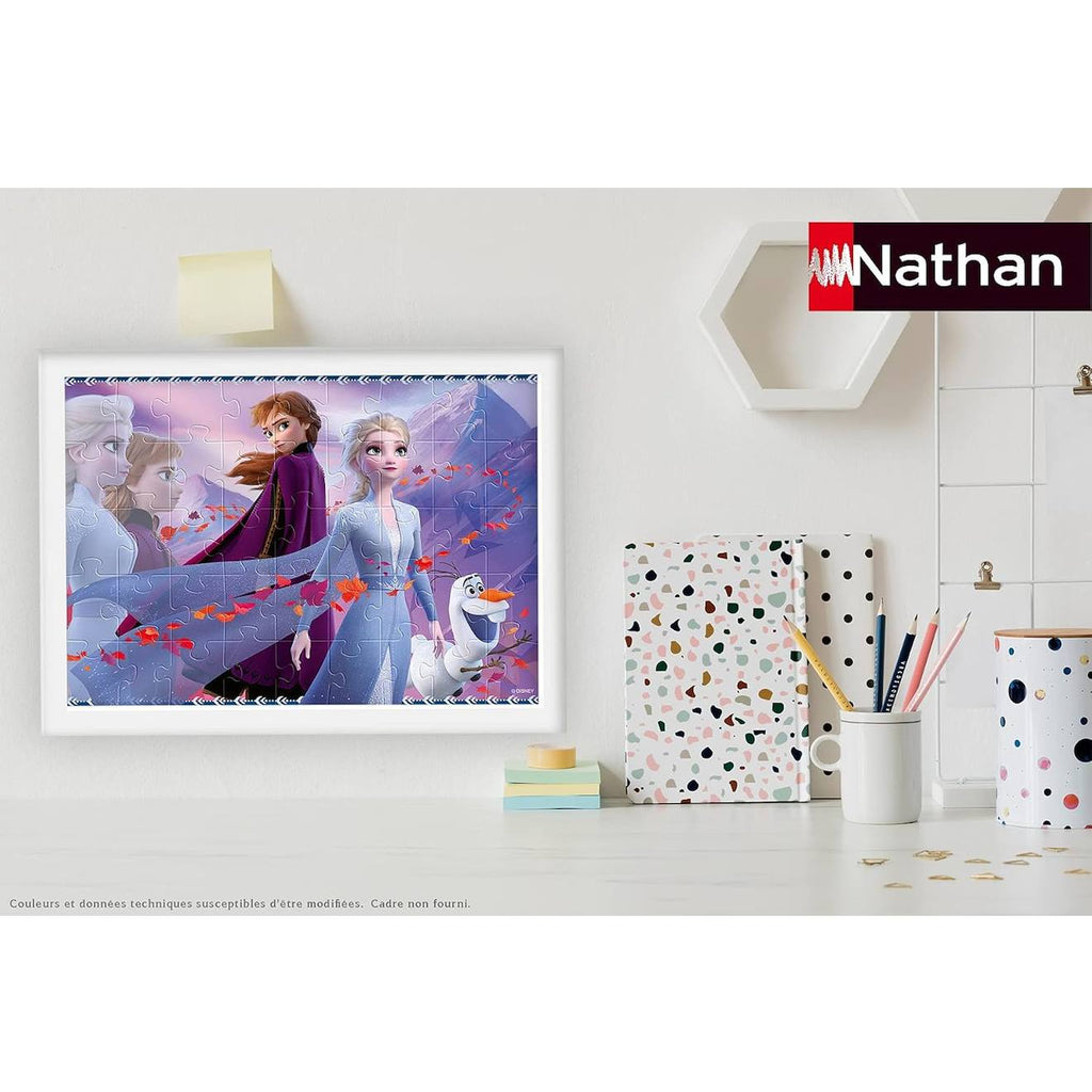 Puzzle La Reine des Neiges 2 - 45 pièces bleu