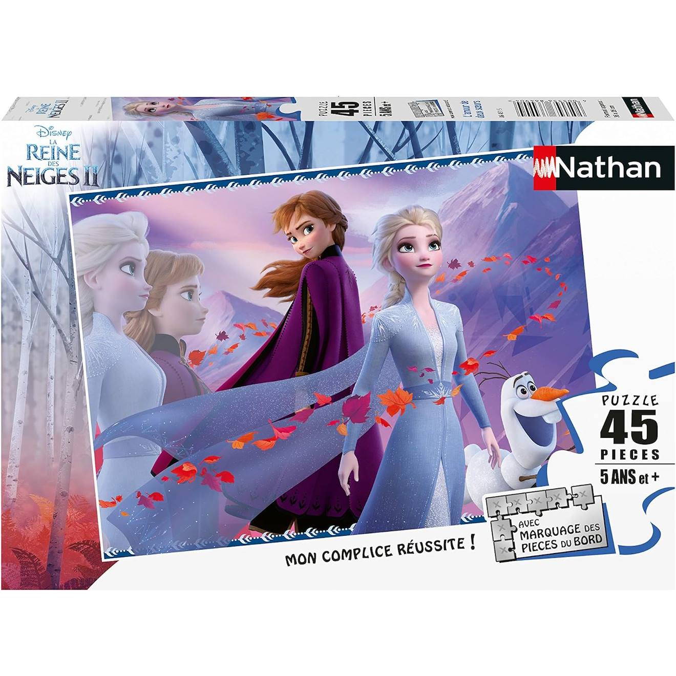 Puzzle La Reine des Neiges 2 - 45 pièces bleu