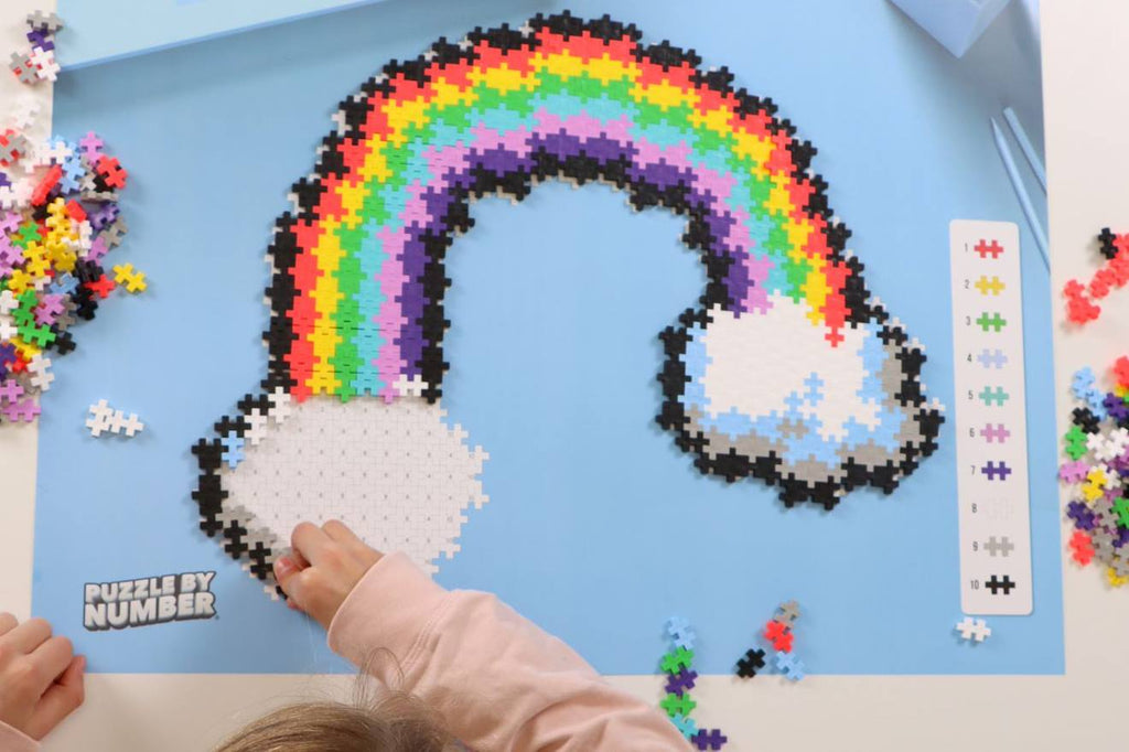 Puzzle l'arc en ciel 500 pièces multicolore