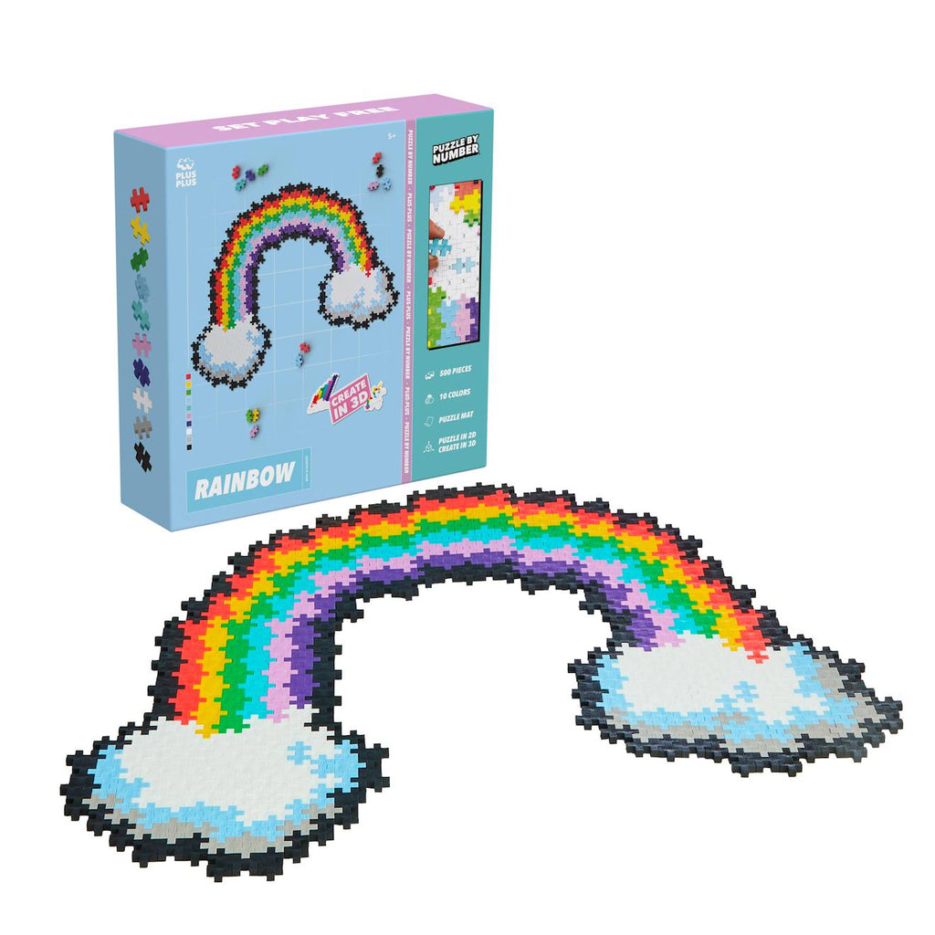 Puzzle l'arc en ciel 500 pièces multicolore