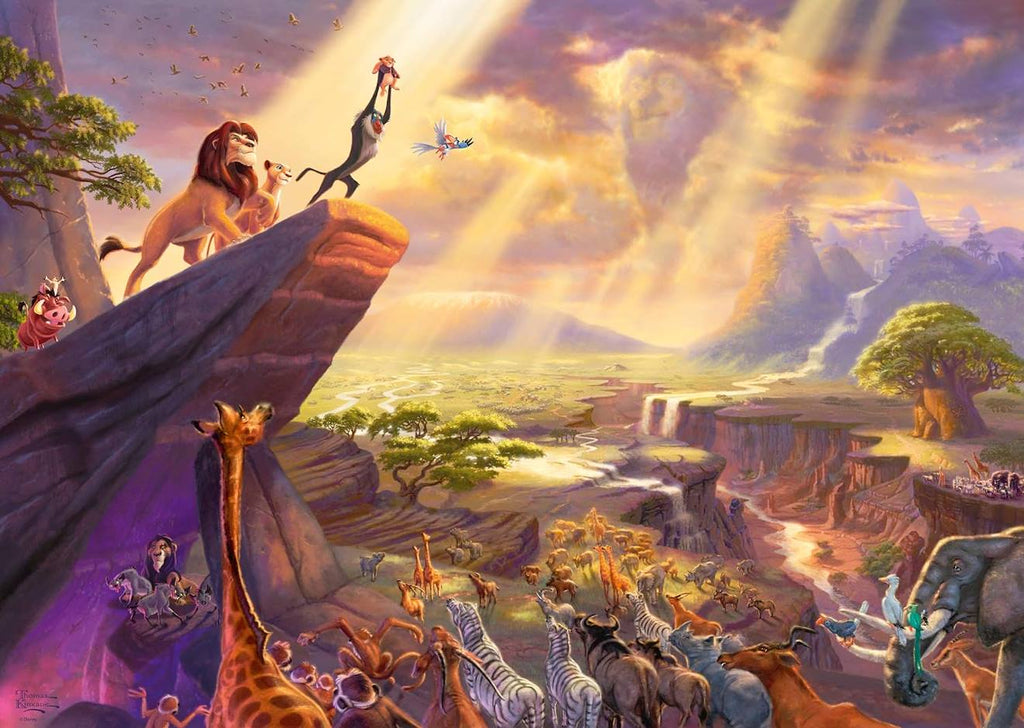 Puzzle Le Roi Lion 1000 pièces orange