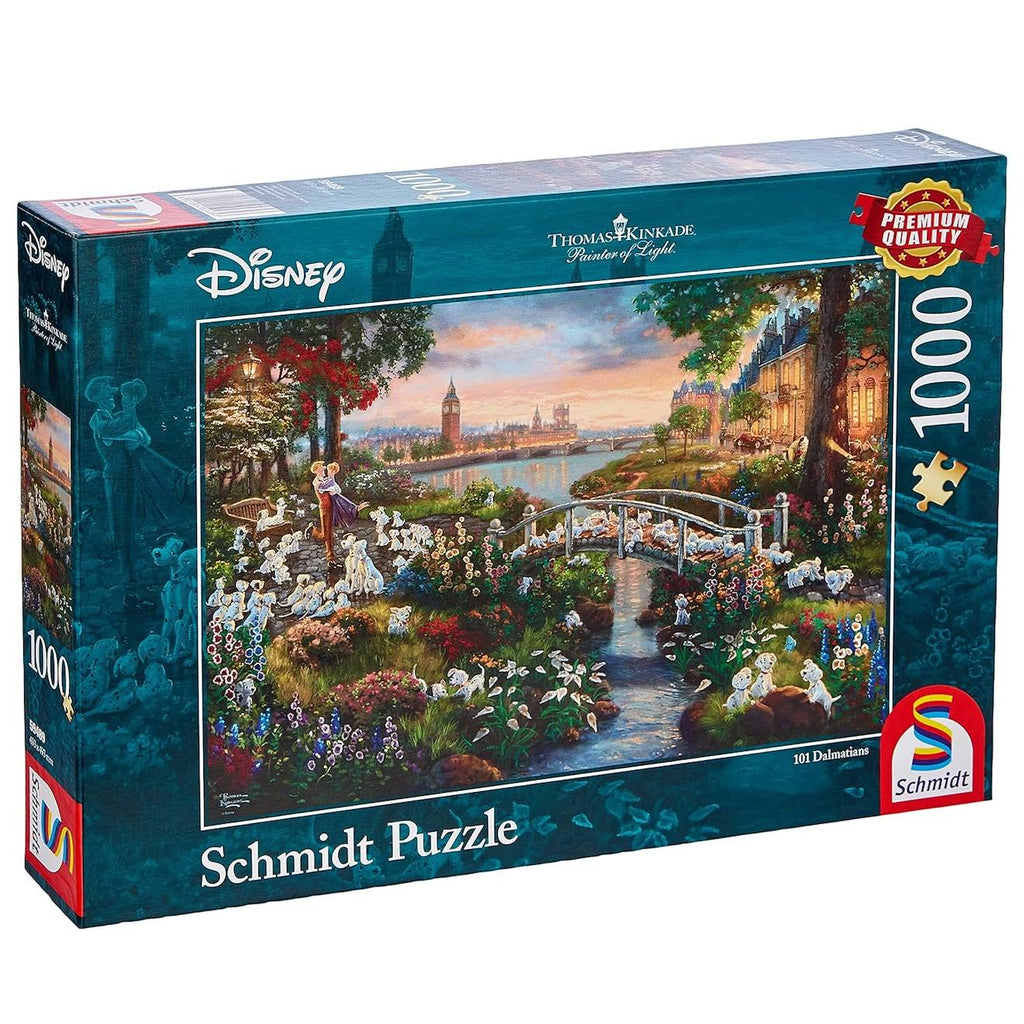 Puzzle les 101 dalmatiens 1000 pièces vert
