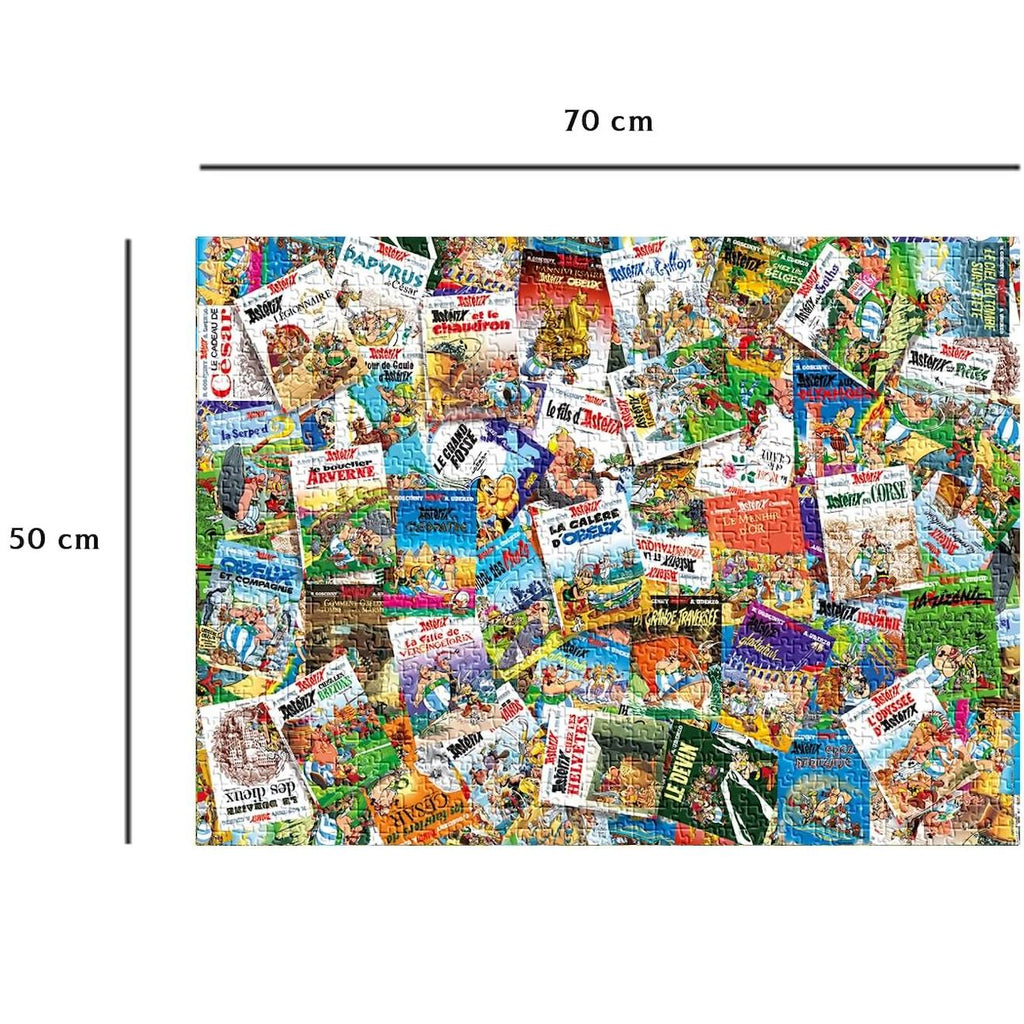 Puzzle les albums d'Astérix 1000 pièces blanc