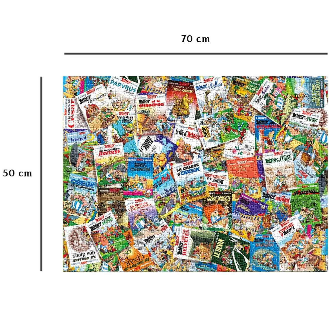 Puzzle les albums d'Astérix 1000 pièces blanc