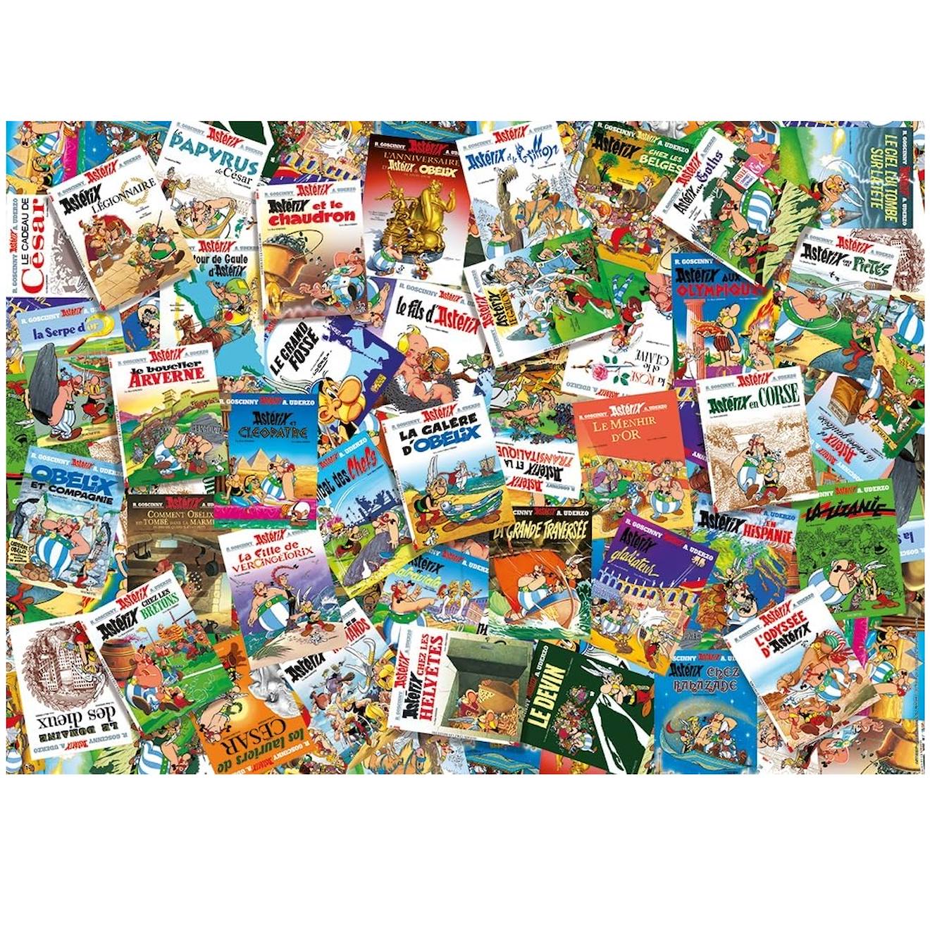 Puzzle les albums d'Astérix 1000 pièces blanc