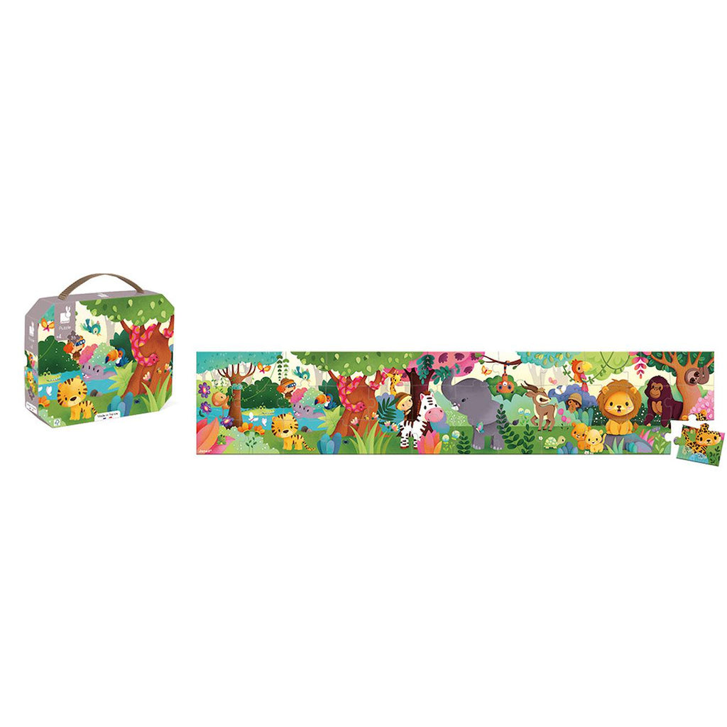 Puzzle les animaux sauvages 36 pièces multicolore