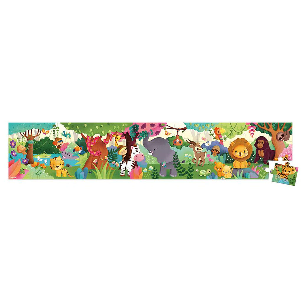 Puzzle les animaux sauvages 36 pièces multicolore