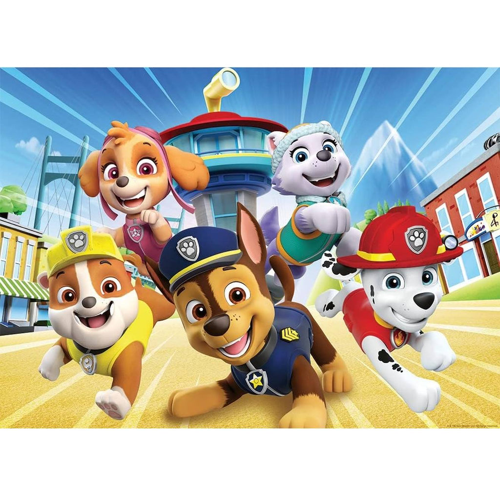 Puzzle les aventures Pat'Patrouille 100 pièces bleu