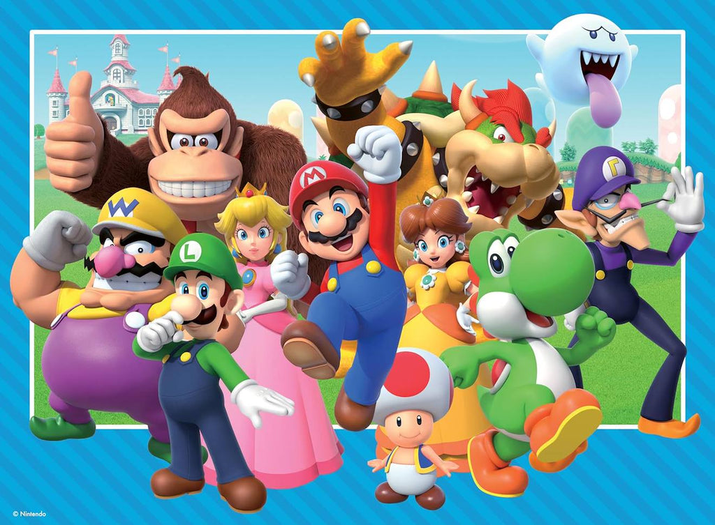 Puzzle let's-a-Go Super Mario 100 pièces XXL rouge