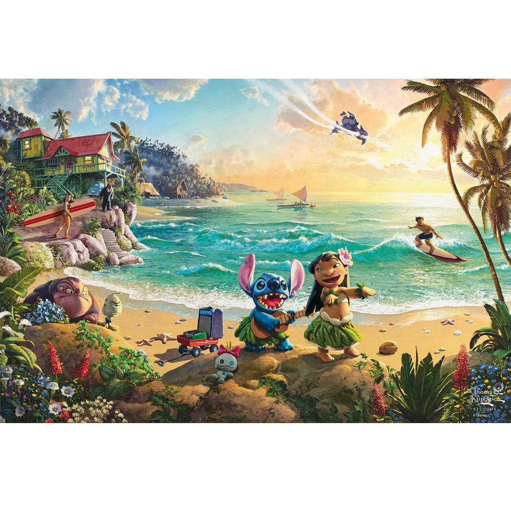 Puzzle lilo et Stitch 200 pièces vert