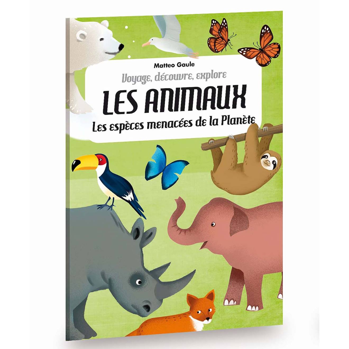 Puzzle & livré - voyagez découvrez explorez les espèces menacées vert