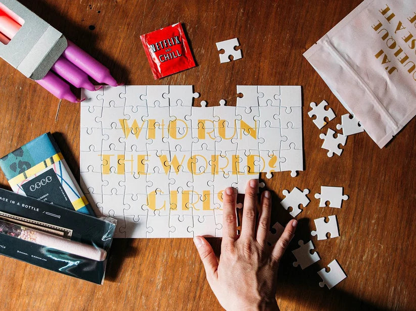 Puzzle personnalisé – Le message surprise qui se dévoile pièce après pièce 🧩💛