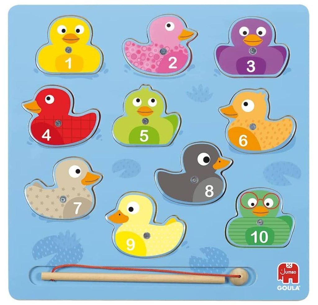 Puzzle magnétique canards bleu