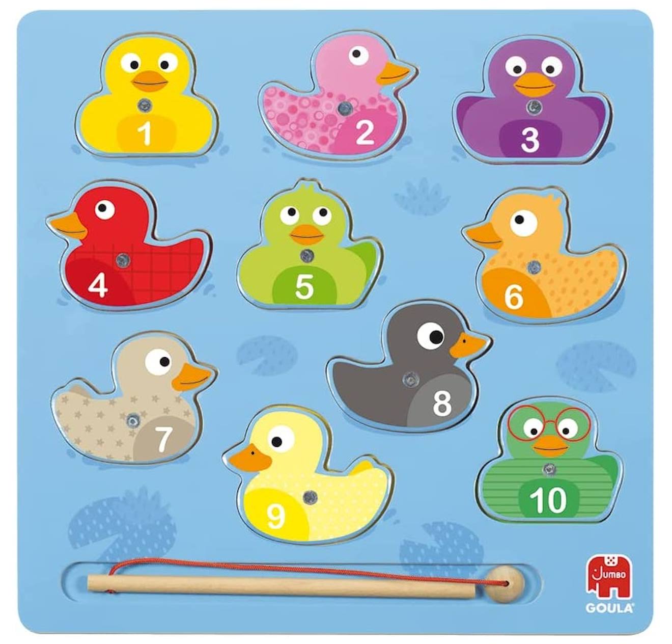 Puzzle magnétique canards bleu