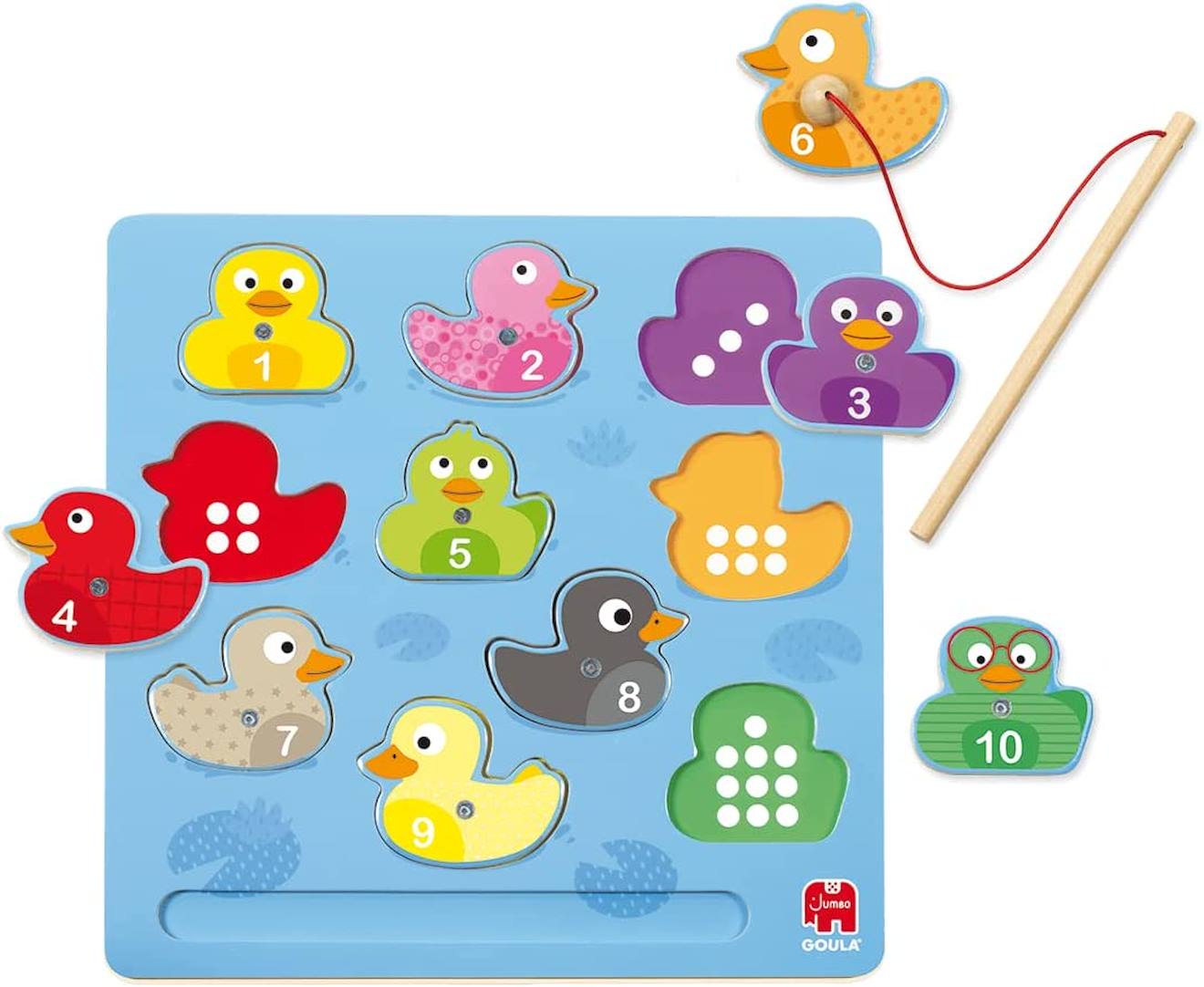 Puzzle magnétique canards bleu