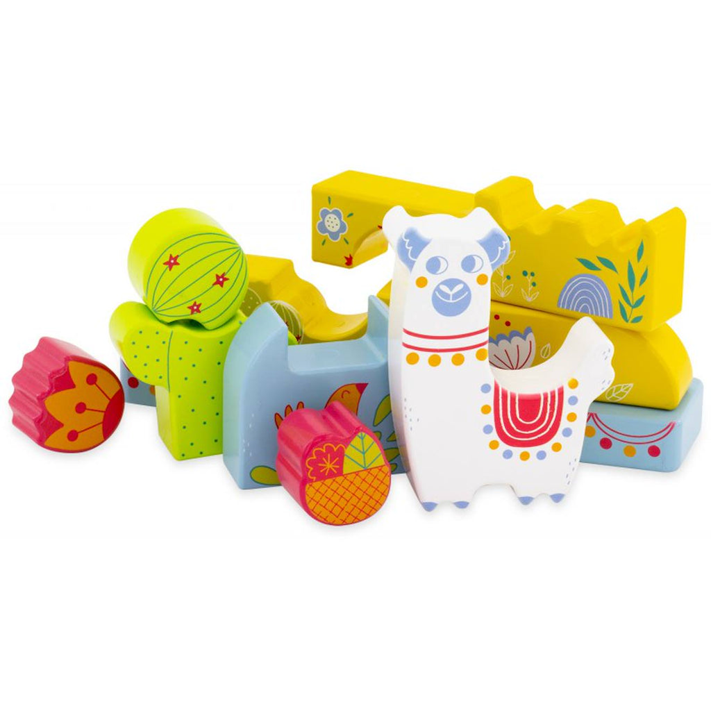 Puzzle magnétique lama blanc