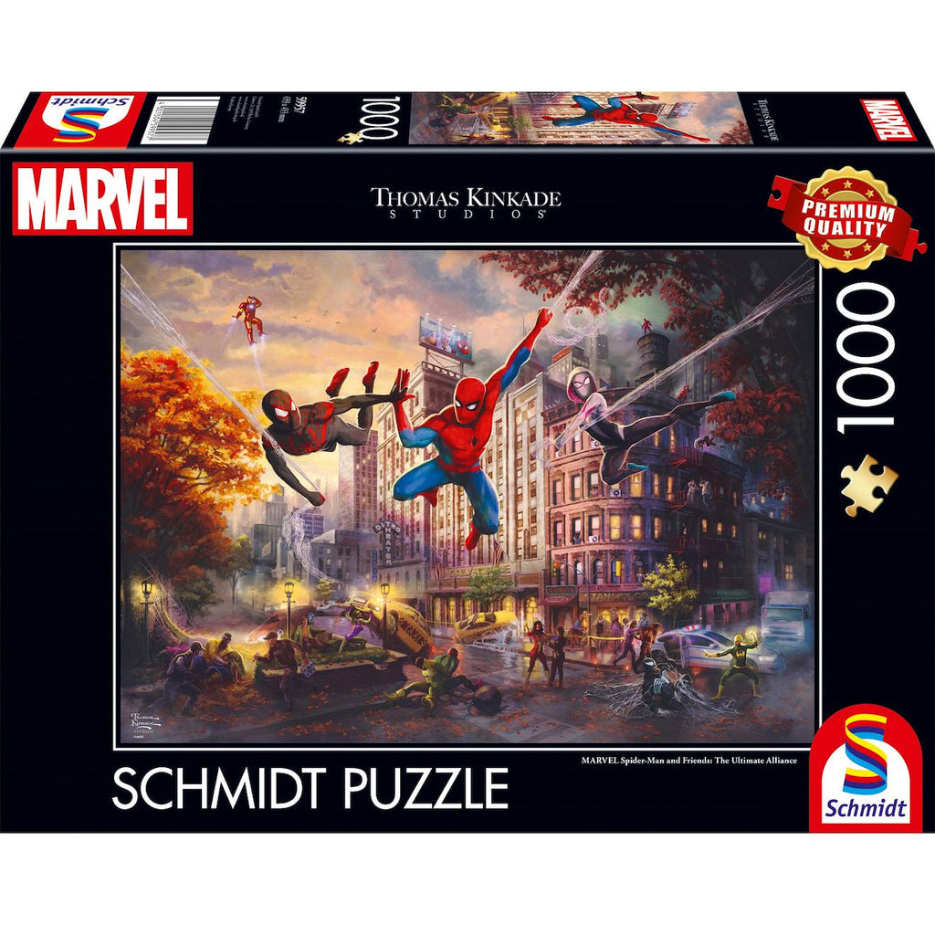 Puzzle Marvel Spider-Man et ses amis 1000 pièces noir
