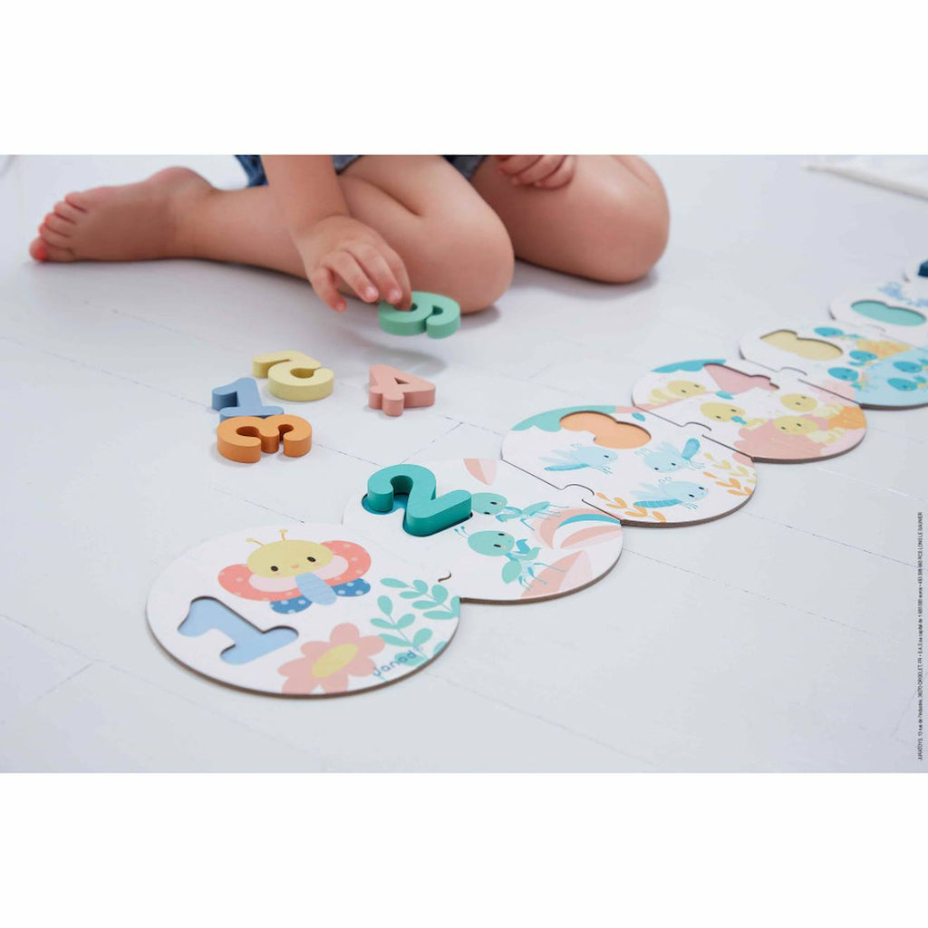 Puzzle mes premiers chiffres multicolore