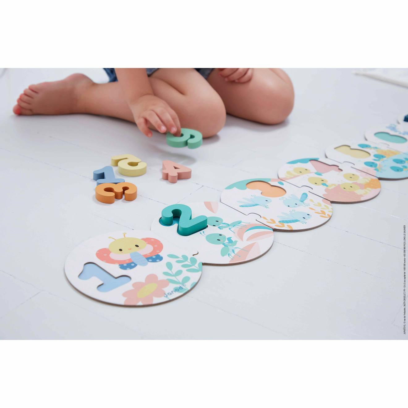 Puzzle mes premiers chiffres multicolore
