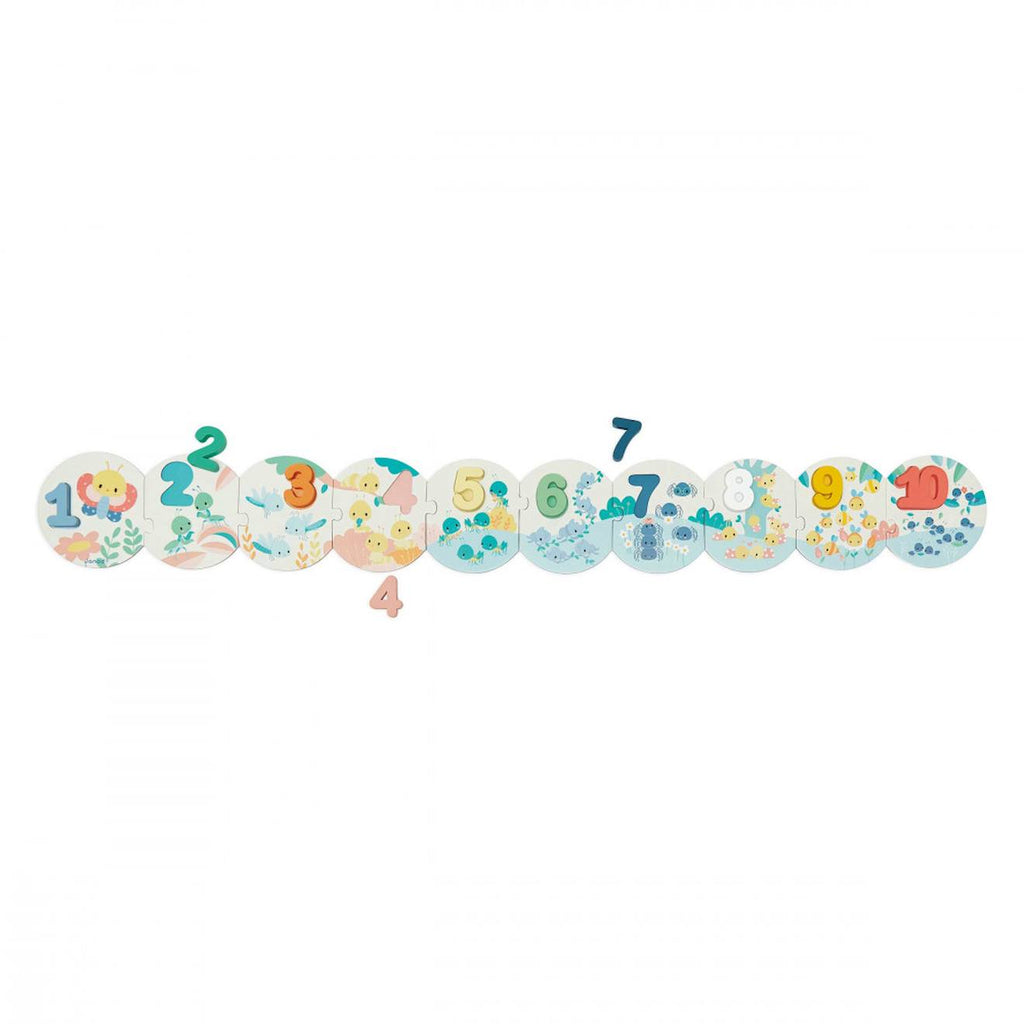 Puzzle mes premiers chiffres multicolore