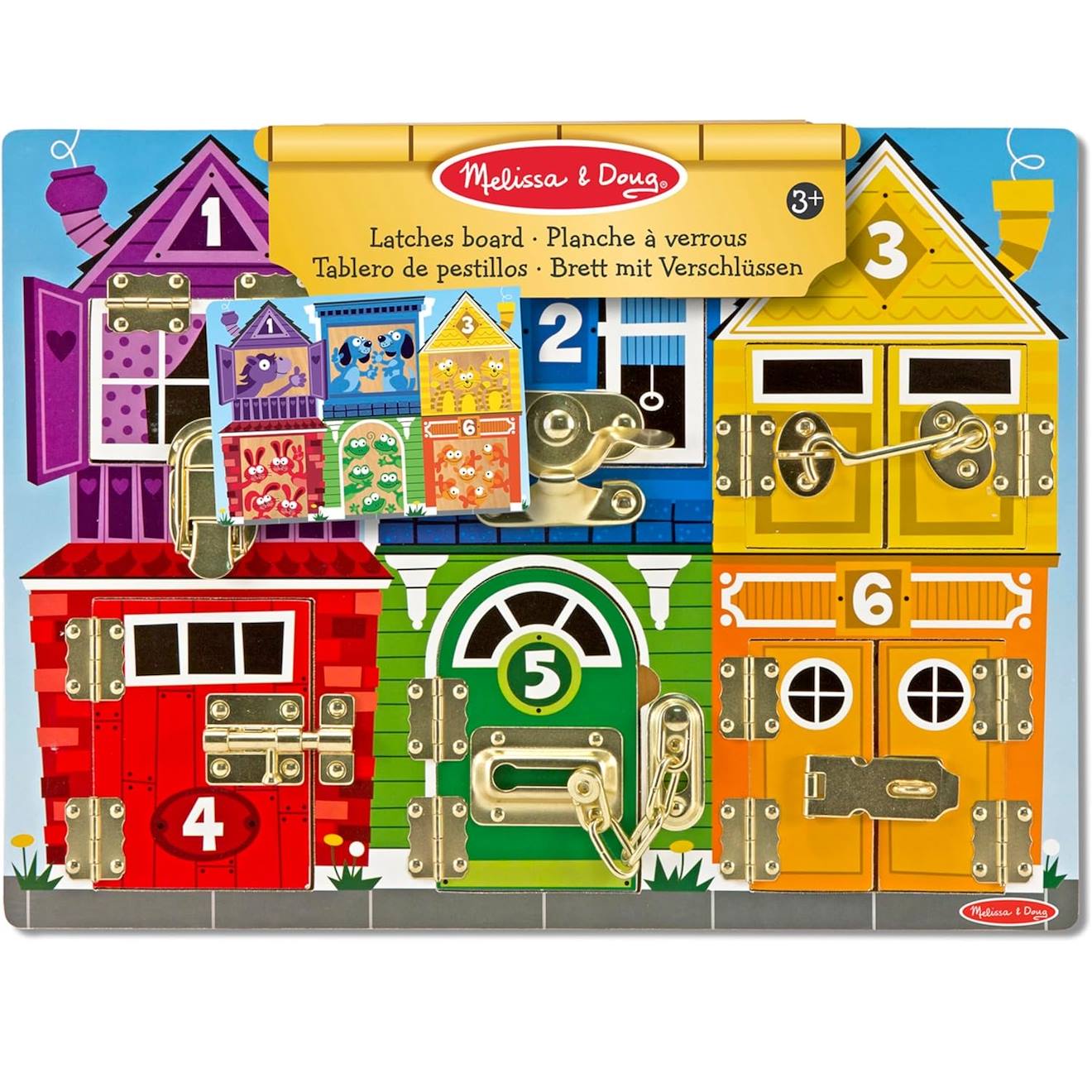 Puzzle ouvrir et fermer jaune
