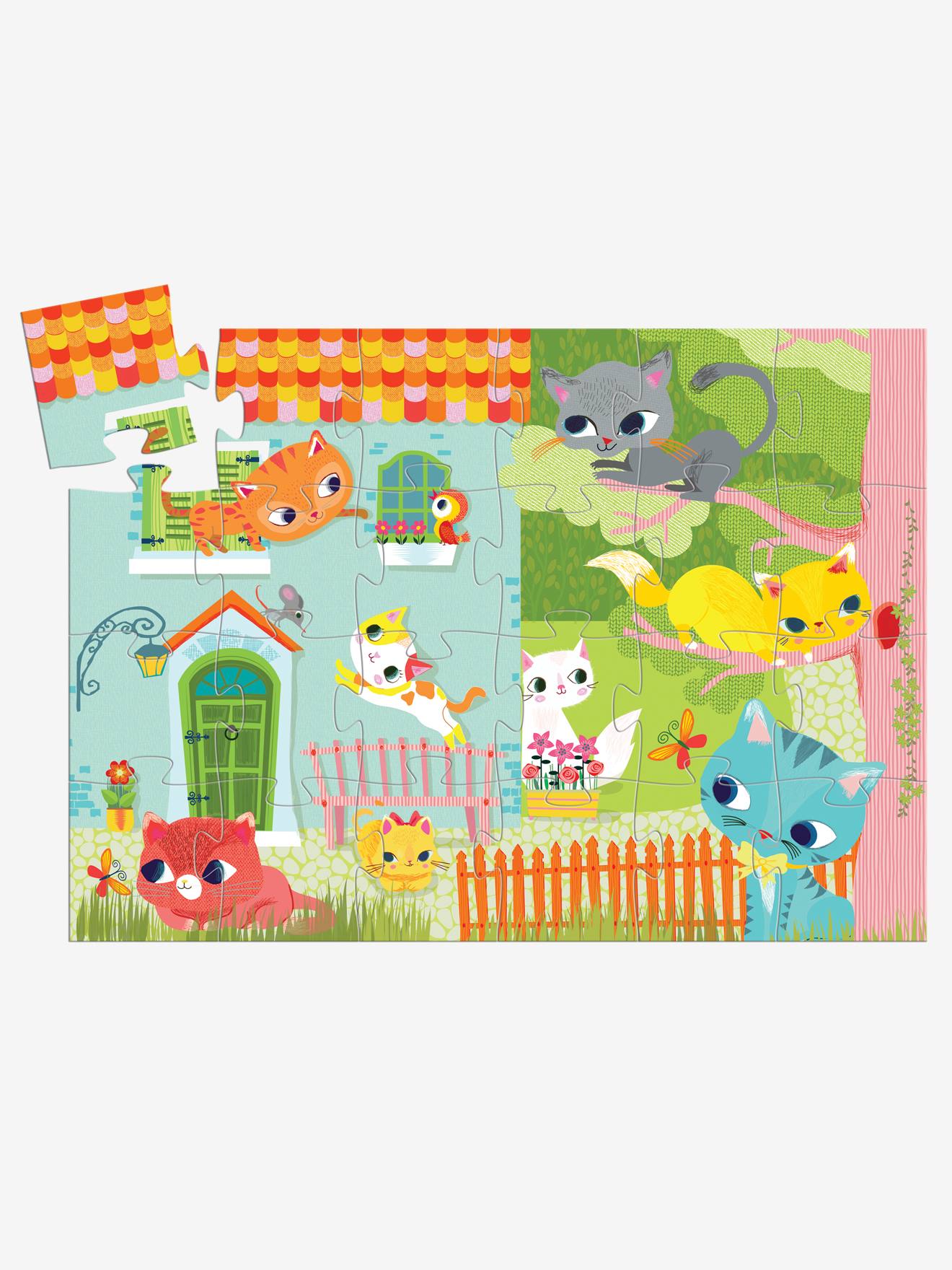 Puzzle pachat et ses amis 24 pièces multicolore