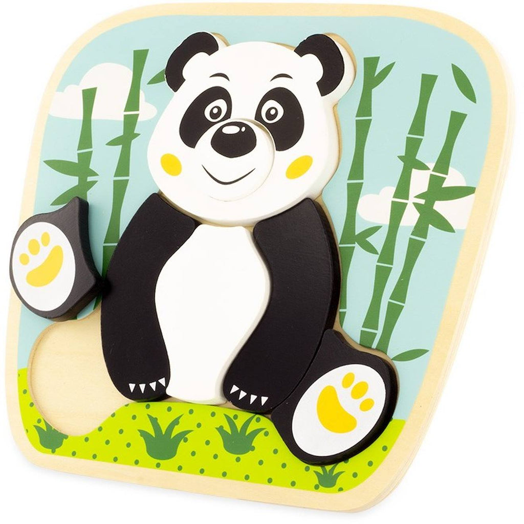 Puzzle panda noir