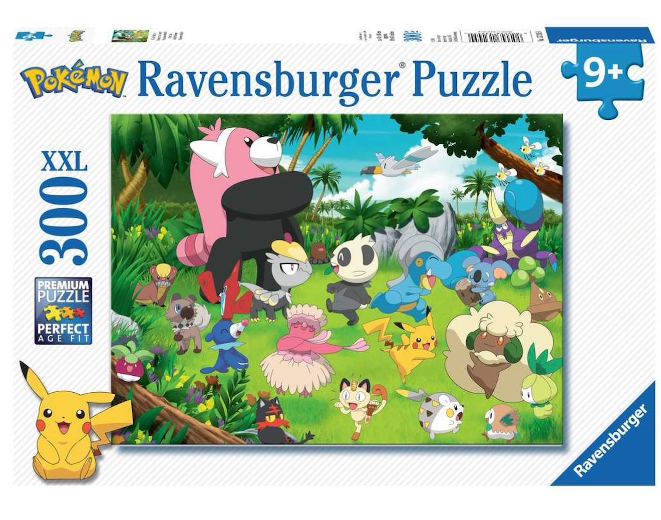 Puzzle pokémon sauvages 300 pièces XXL blanc