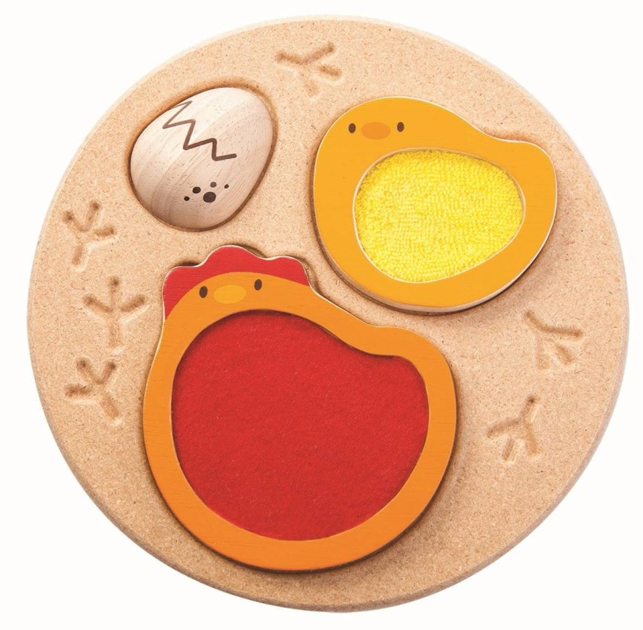 Puzzle poule-oeuf - le toucher rouge