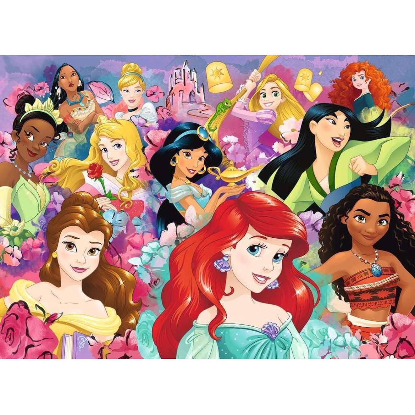 Puzzle Princesses Disney 150 pièces XXL rose