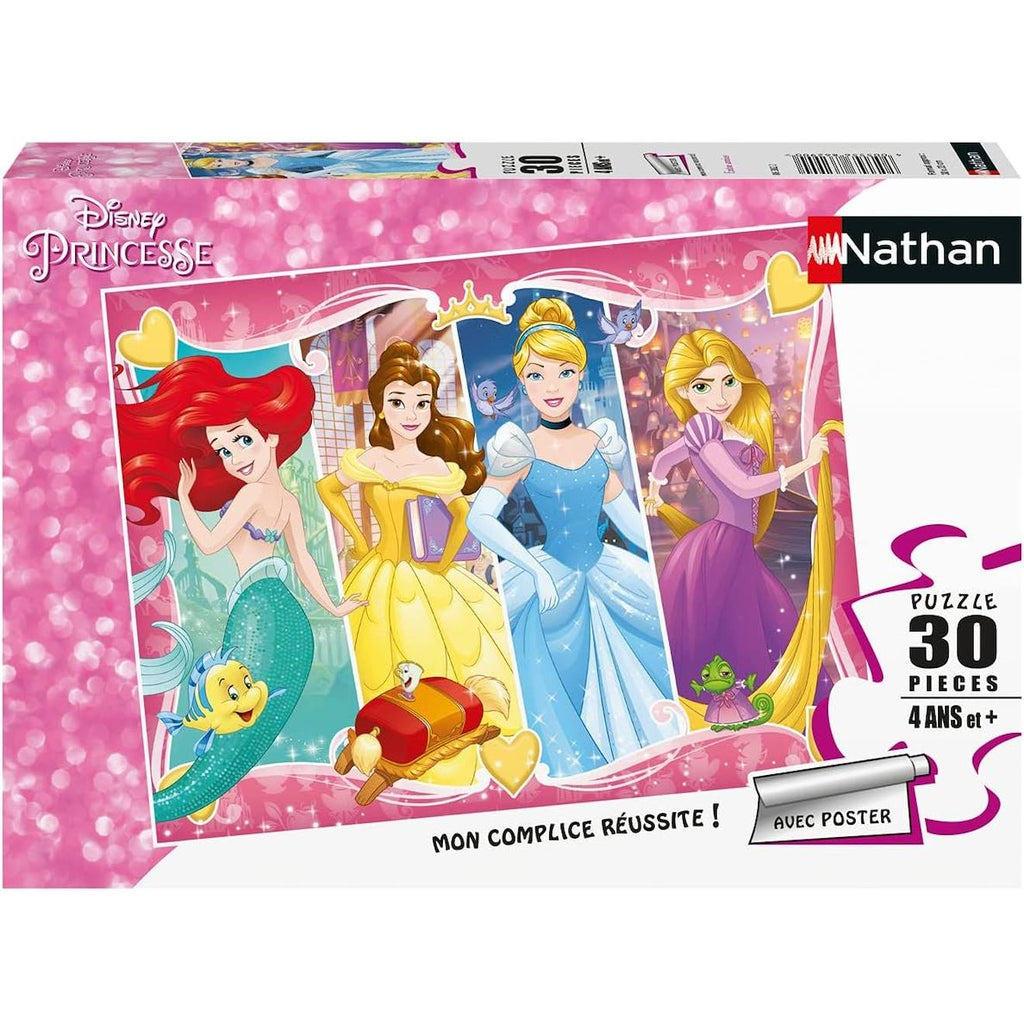 Puzzle Princesses Disney 30 pièces rose
