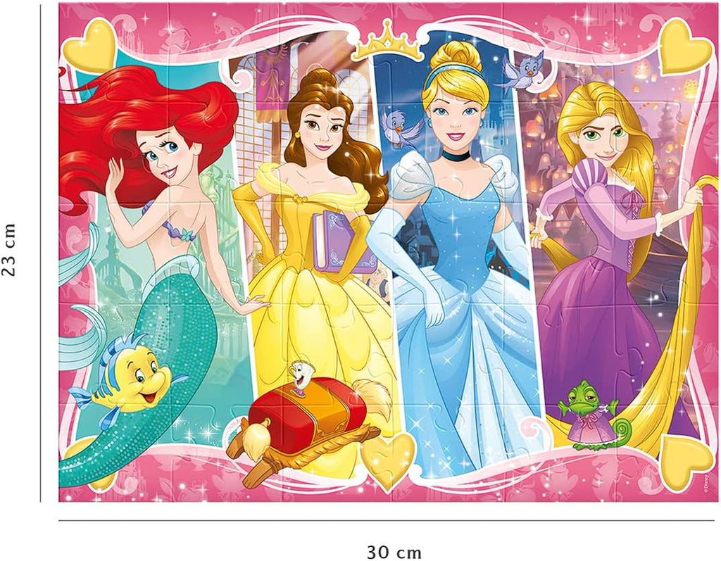 Puzzle Princesses Disney 30 pièces rose