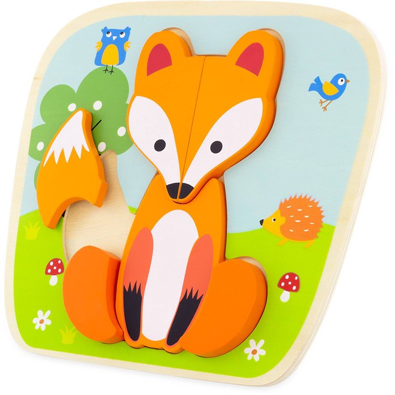 Puzzle renard orange