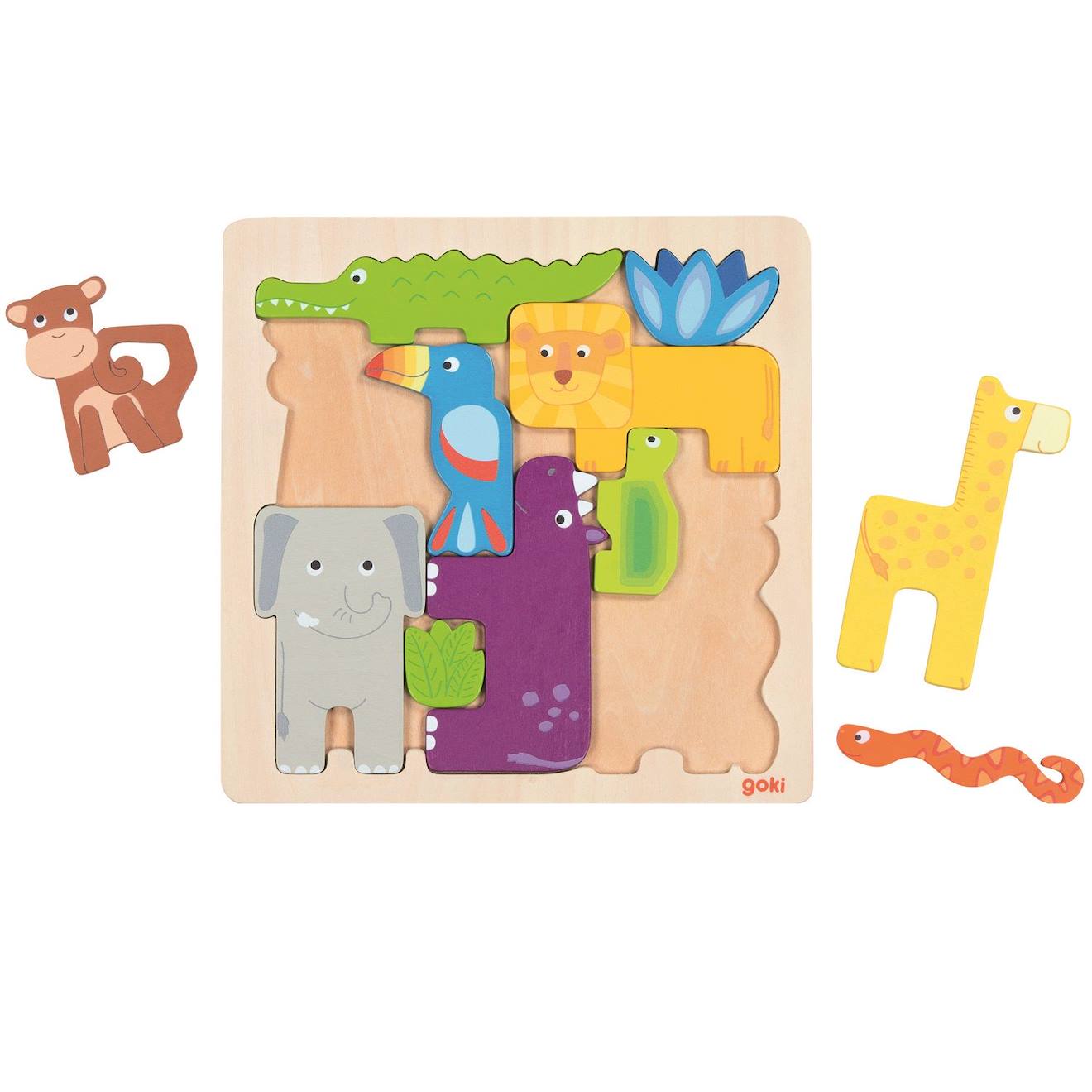 Puzzle safari beige