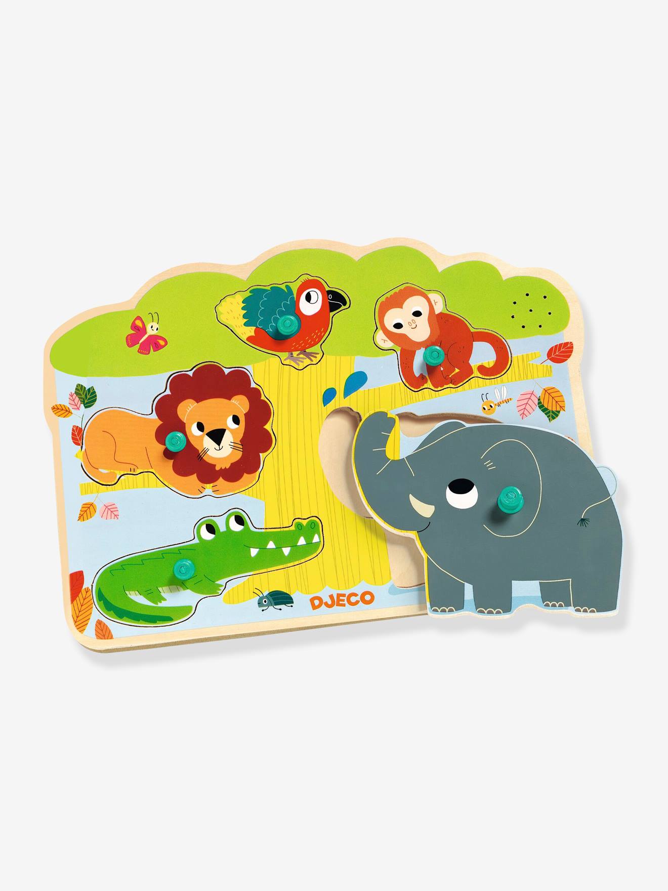 Puzzle sonore baobab - jaune