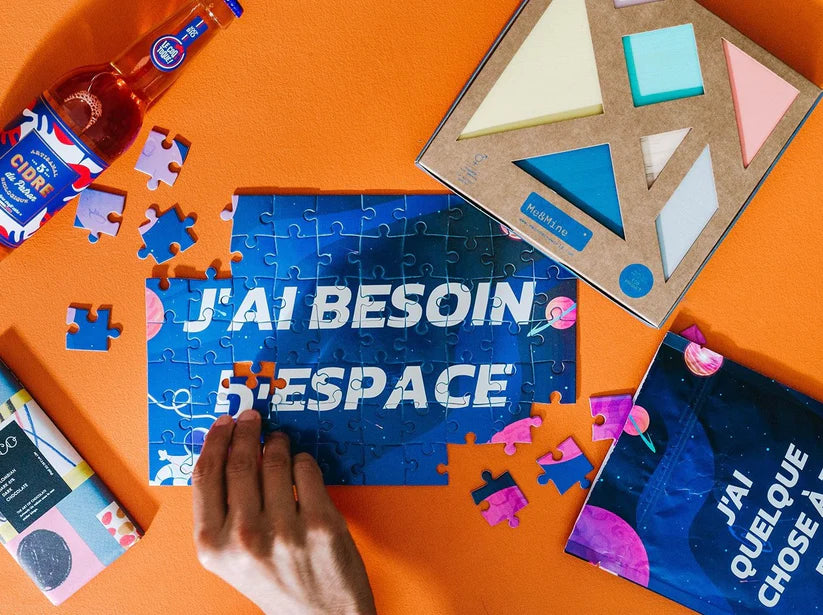 Puzzle personnalisé – Le message surprise qui se dévoile pièce après pièce 🧩💛