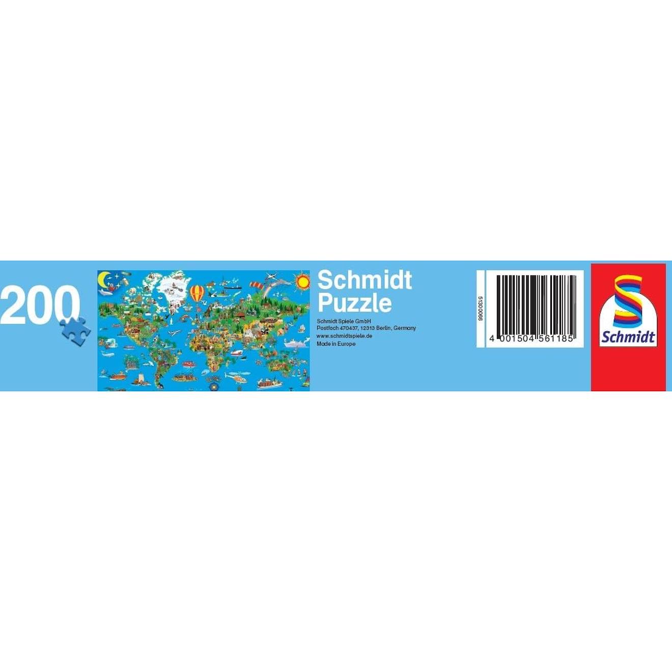 Puzzle ta petite terre 200 pièces bleu