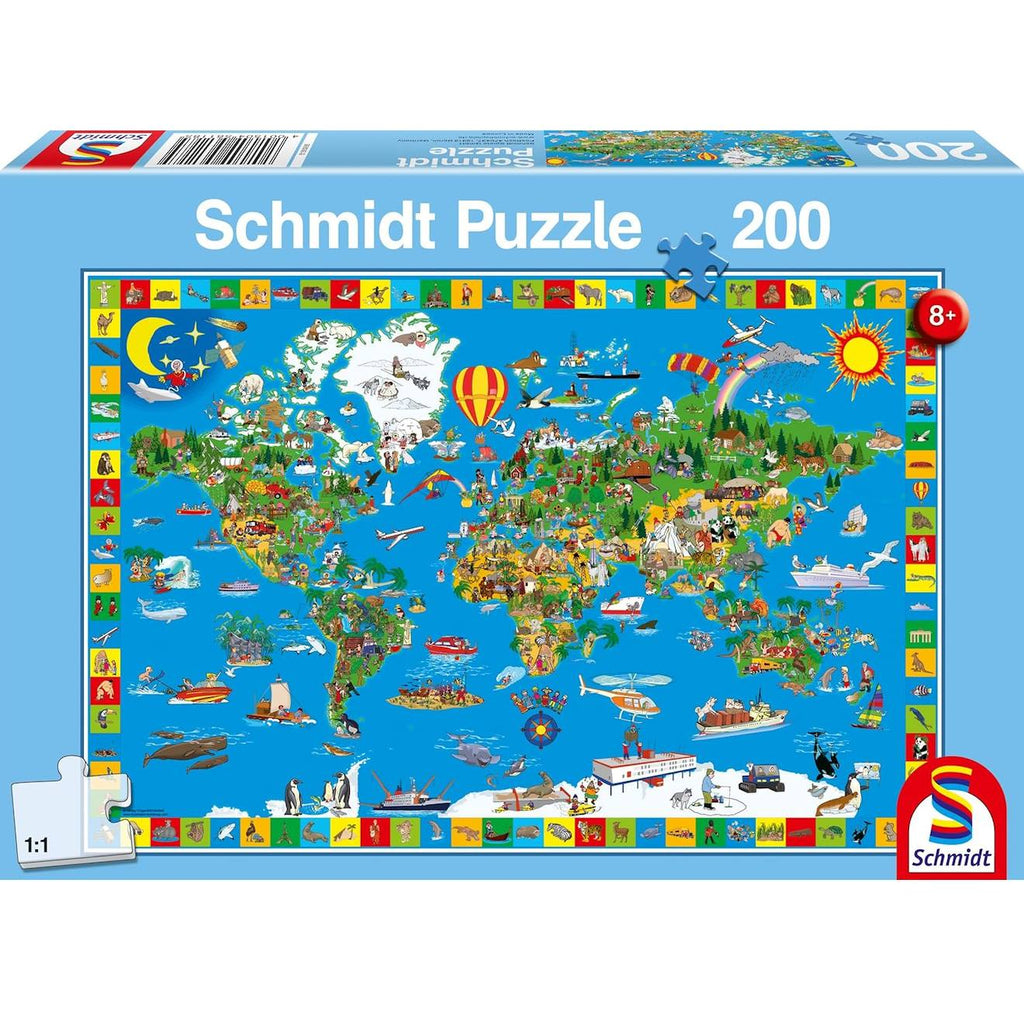 Puzzle ta petite terre 200 pièces bleu