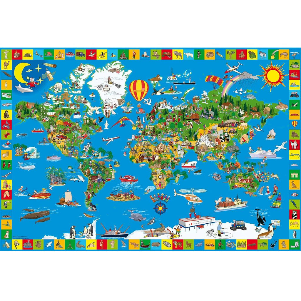 Puzzle ta petite terre 200 pièces bleu