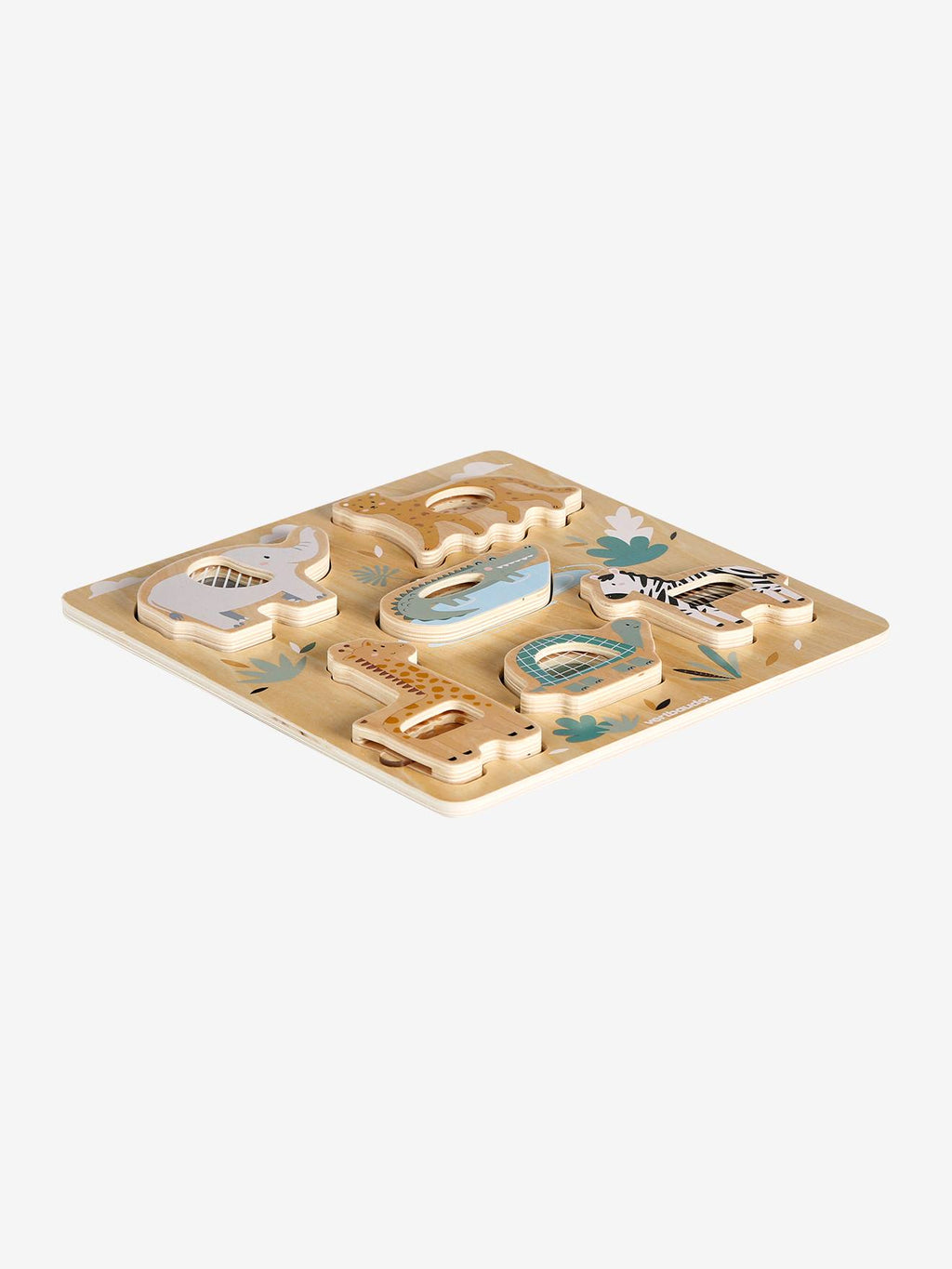 Puzzle tanzanie 2 en 1 en bois FSC vert