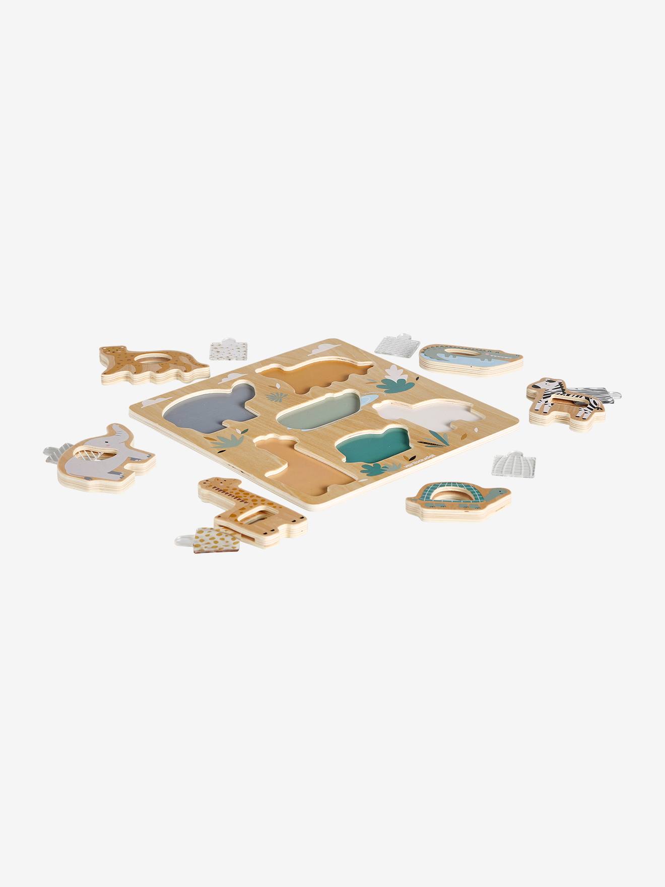 Puzzle tanzanie 2 en 1 en bois FSC vert