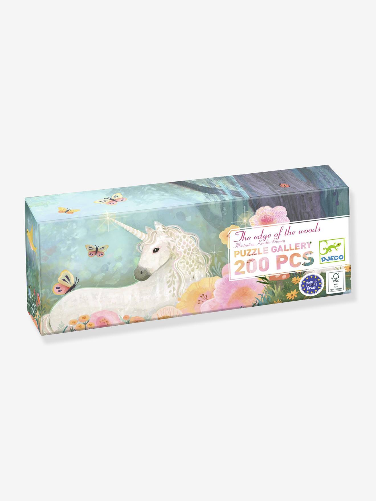 Puzzle the edge of the woo 200 pièces - bleu