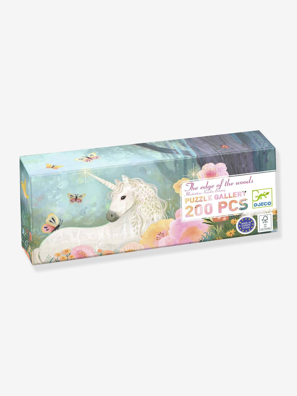 Puzzle the edge of the woo 200 pièces - bleu